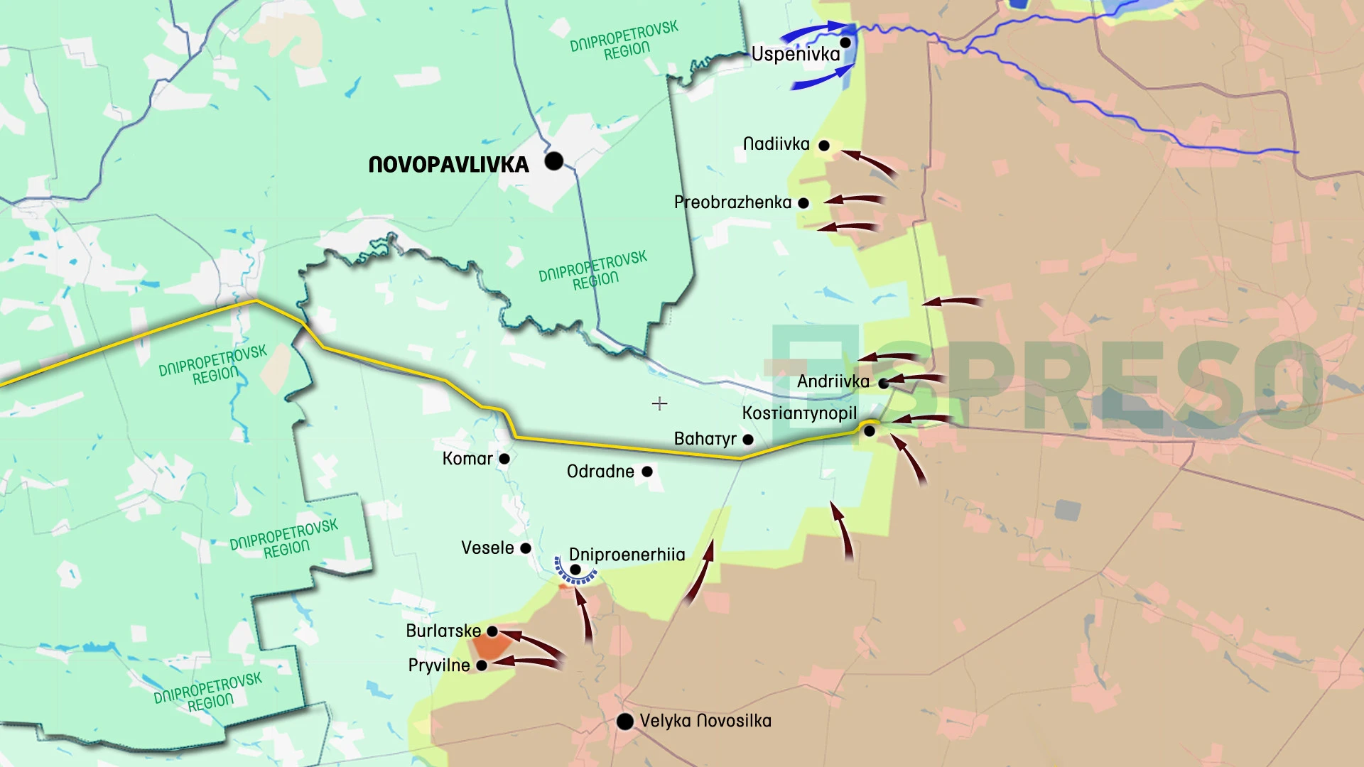 Ukraine Russia war live map, March 1-8