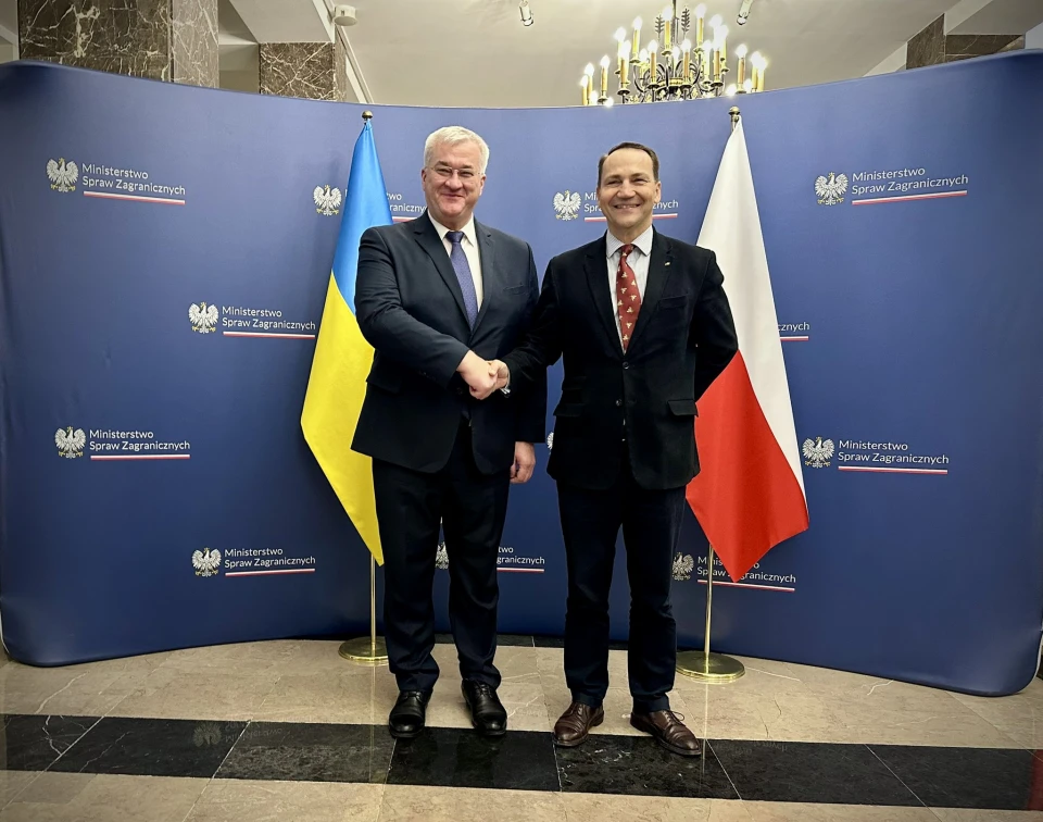Андрій Сибіга й Радослав Сікорський