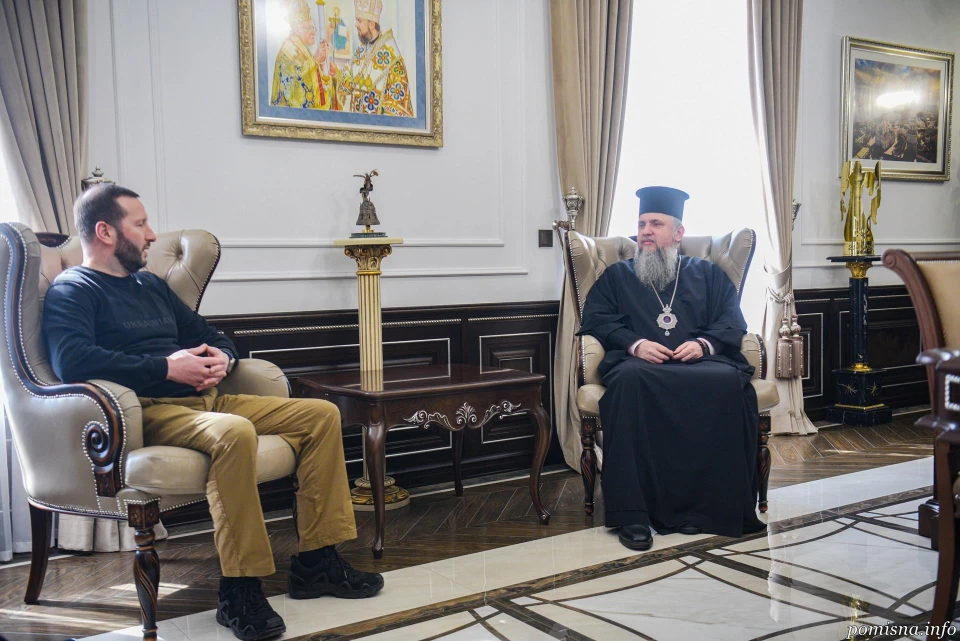 Митрополит Епіфаній провів зустріч з головою Хмельницької ОВА