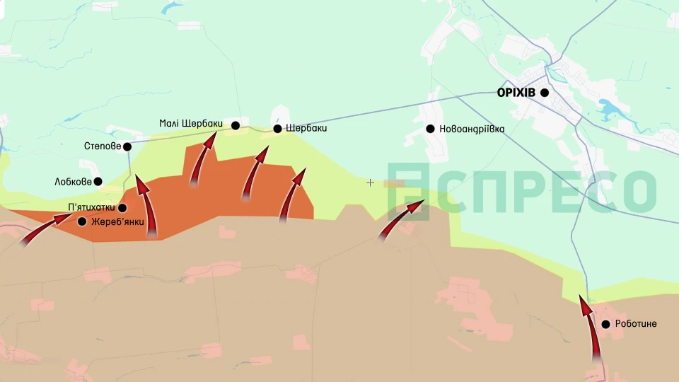 Карта бойових дій за 15-22 березня