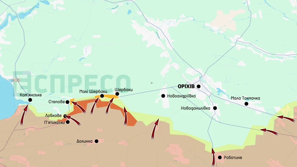 Карта бойових дій за 22-29 березня