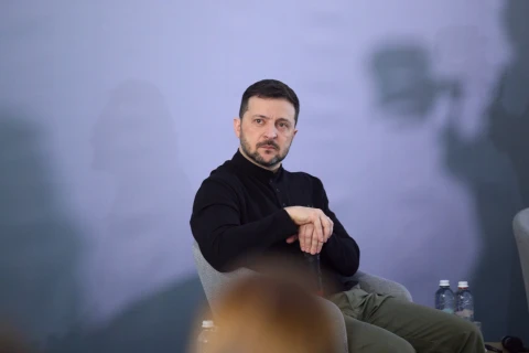 на фото Володимир Зеленський