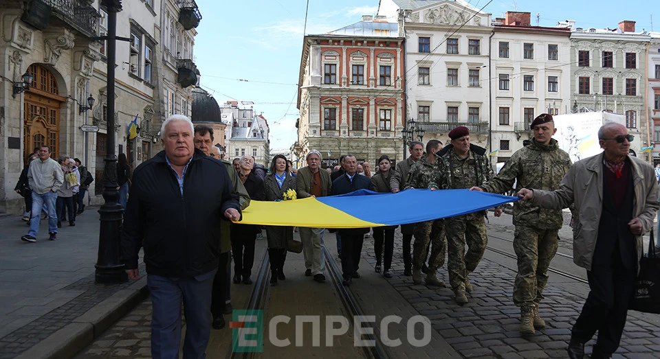 урочистості 35-річчя підняття прапора України над Ратушею у Львові