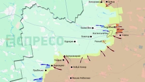 Карта бойових дій за 29 березня – 5 квітня
