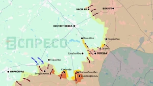 Карта бойових дій за 5-12 квітня