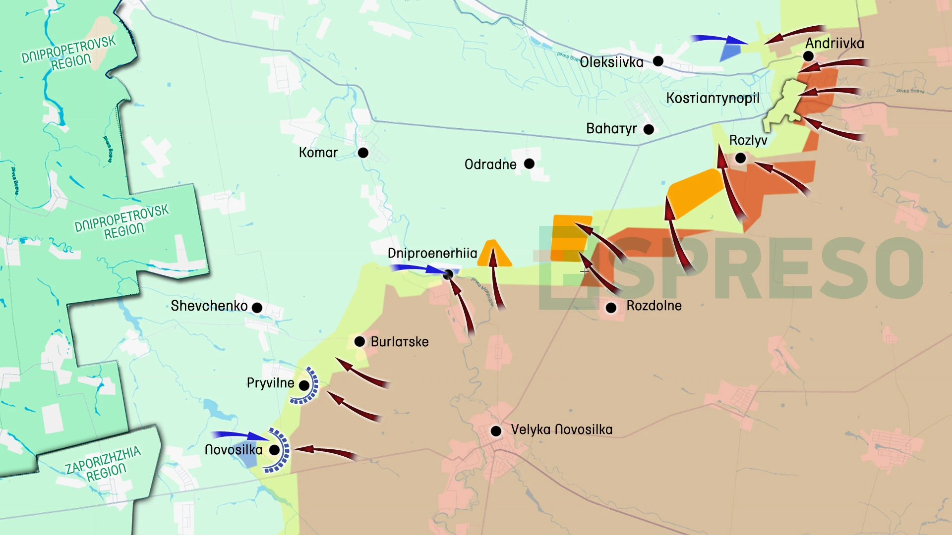 Ukraine Russia war live map, April 12-19