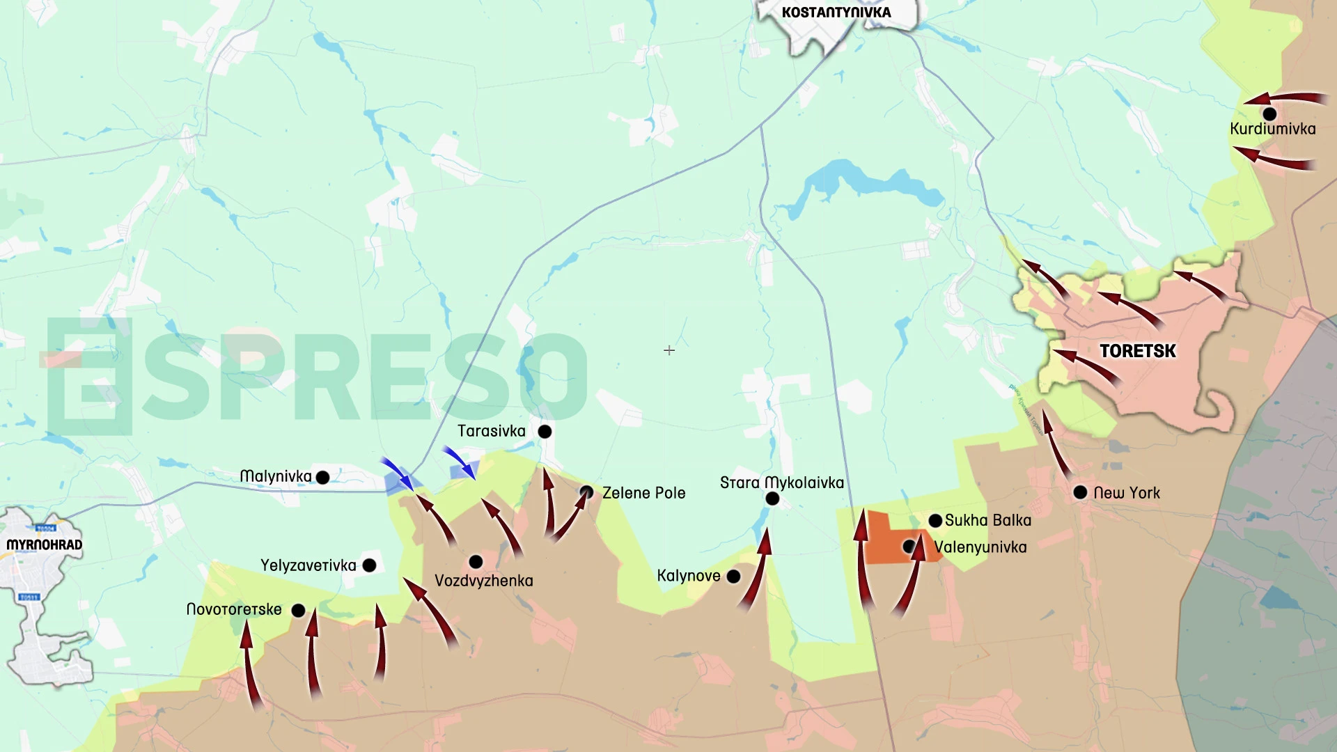 Ukraine Russia war live map, April 12-19