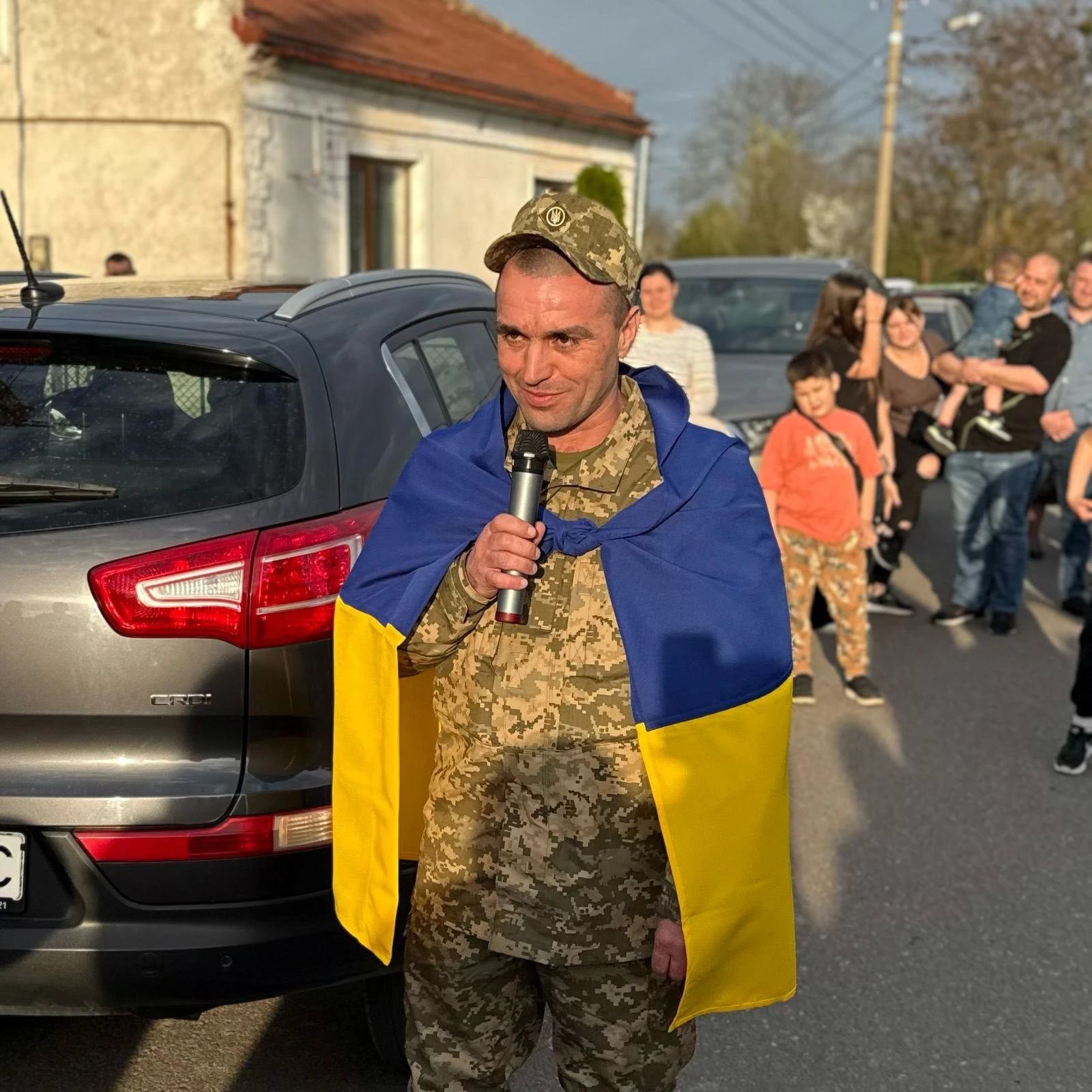 Звільнений з полону військовий Андрій Кусий повернувся додому на Львівщину