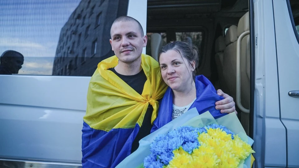 Звільнені з полону Руслан та Маргарита Виноград (19.04.2025)