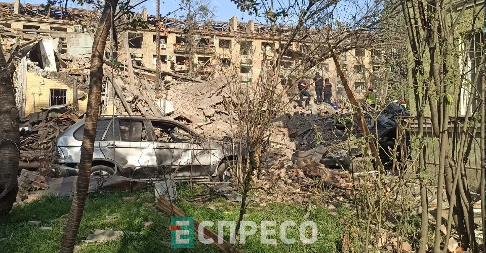 Наслідки атаки по Києву в ніч на 24 квітня 2025