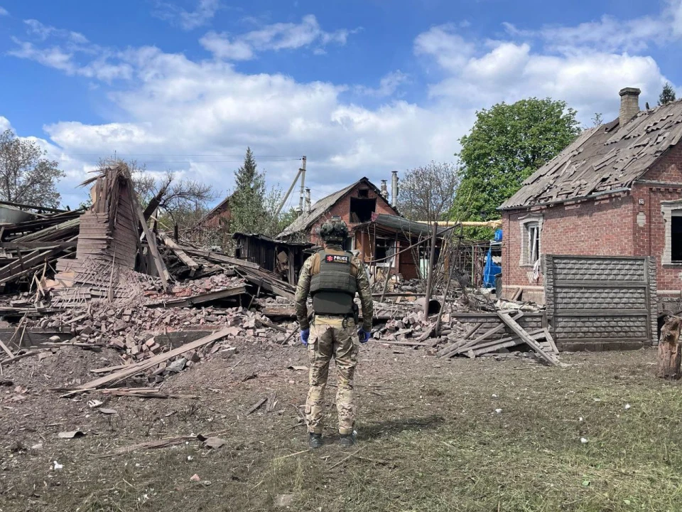 Обстріл Костянтинівки 27 квітня