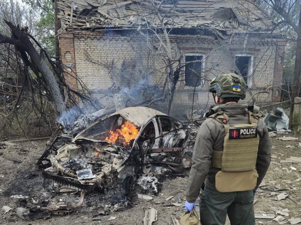 Обстріл Костянтинівки 27 квітня