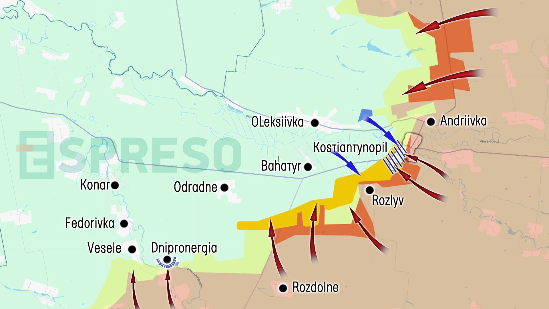 Ukraine Russia war live map, April 25 - May 3
