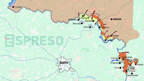Ukraine Russia war live map, April 25 - May 3