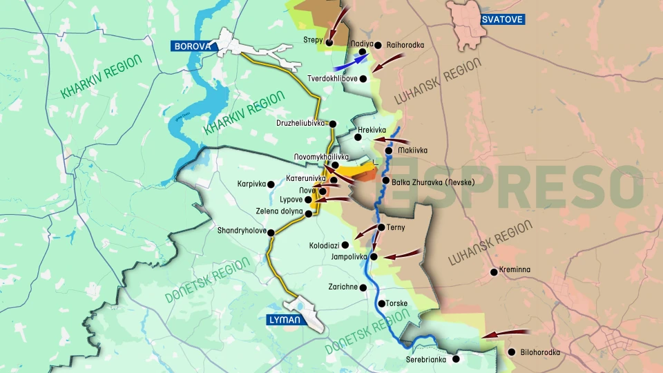 Ukraine Russia war live map, April 25 - May 3