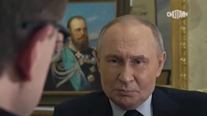 Путін спілкується з пропагандистом Зарубіним Путін спілкується з пропагандистом Зарубіним
