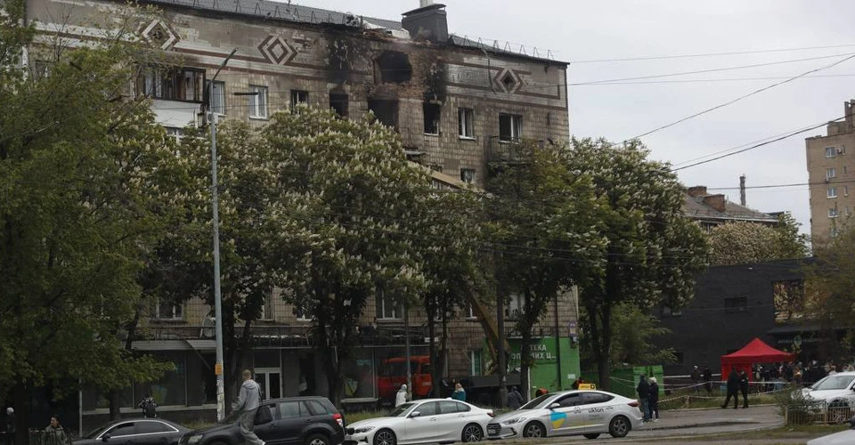 наслідки атаки по Києву 07.05.25