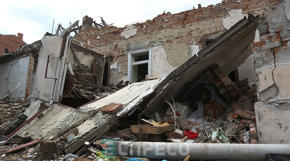 будинки у Львові на вул. Братів Міхновських, зруйновані російською атакою 4 вересня 2024 року