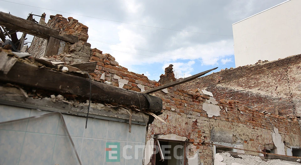 будинки у Львові на вул. Братів Міхновських, зруйновані російською атакою 4 вересня 2024 року