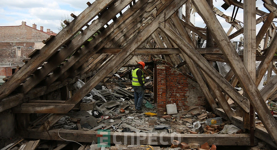 будинки у Львові на вул. Братів Міхновських, зруйновані російською атакою 4 вересня 2024 року