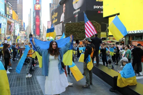акція на підтримку України у Нью-Йорку