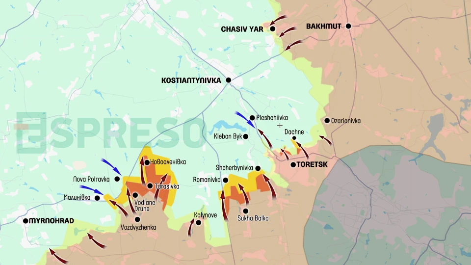 Ukraine Russia war live map, May 3-10
