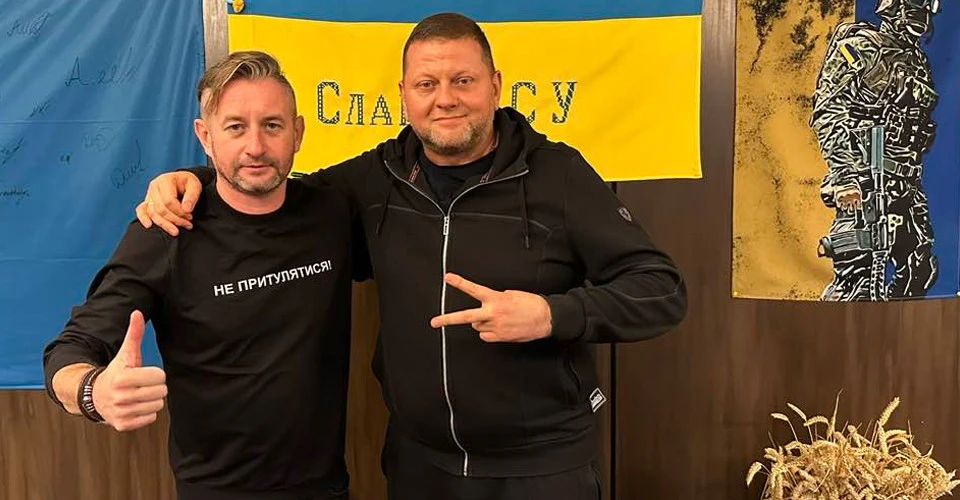 Сергій Жадан і Валерій Залужний