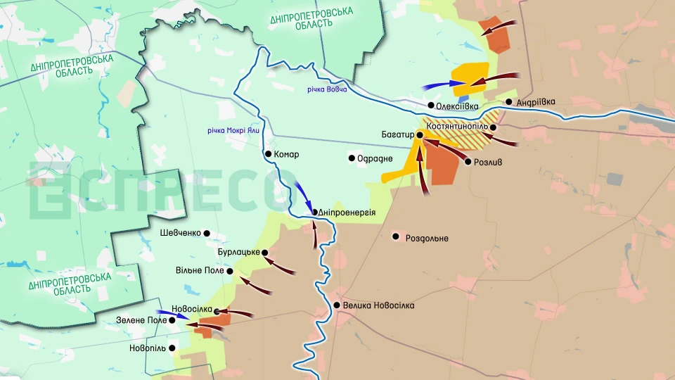 Карта бойових дій за 10-17 травня