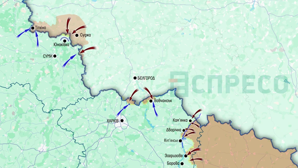 Карта Суми-Запоріжжя травень_2005