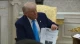 Дональд Трамп під час зустрічі з Сирілом Рамафосою Дональд Трамп під час зустрічі з Сирілом Рамафосою