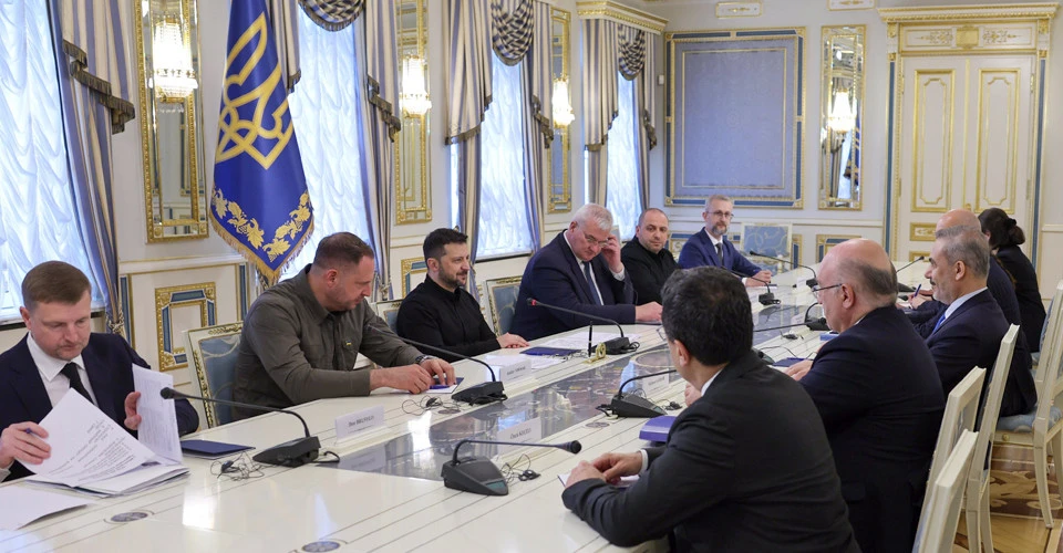 Володимир Зеленський і Хакан Фідан