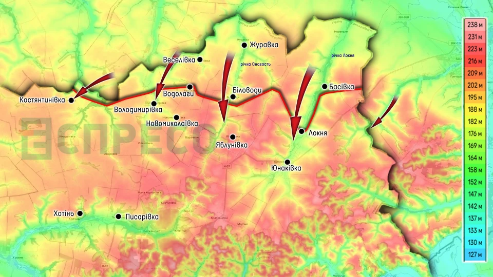 Карта бойових дій за 24-31 травня