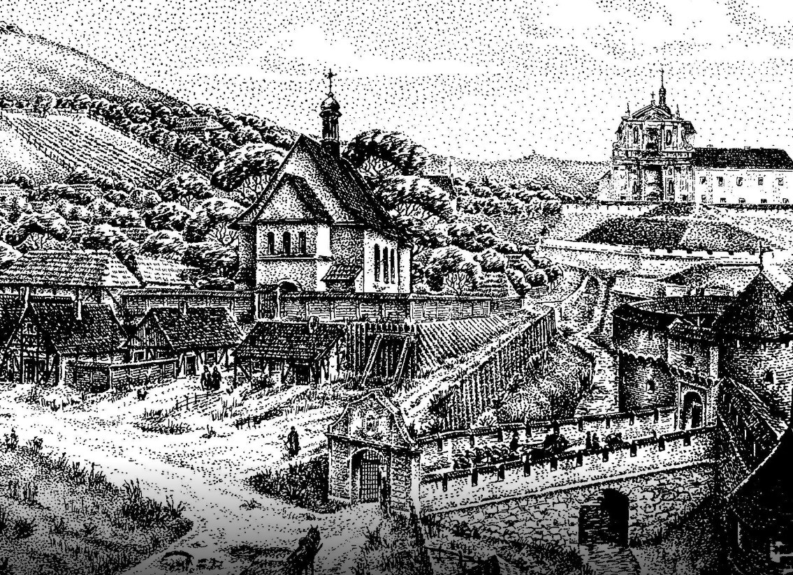 Рисунок-реконструкція давнього вигляду Львова авторства Ігоря Качора