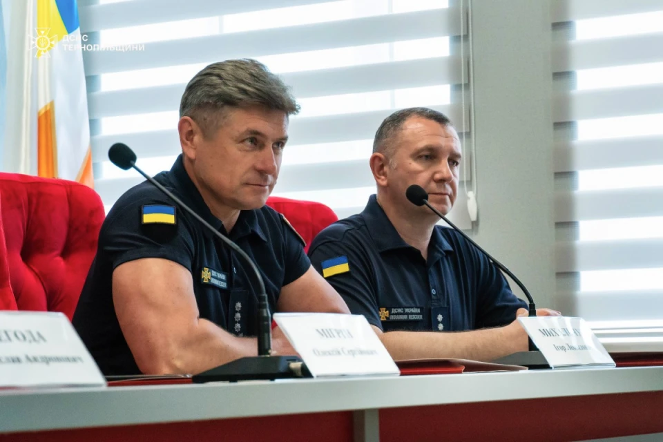 На Тернопільщині представили нового очільника головного управління ДСНС