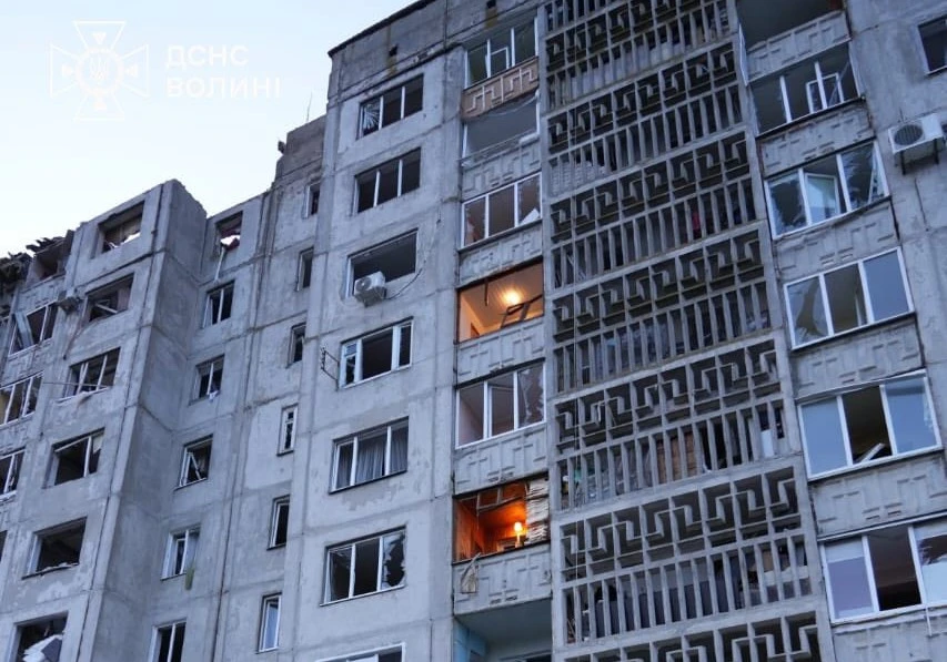 будинок у Луцьку після атаки
