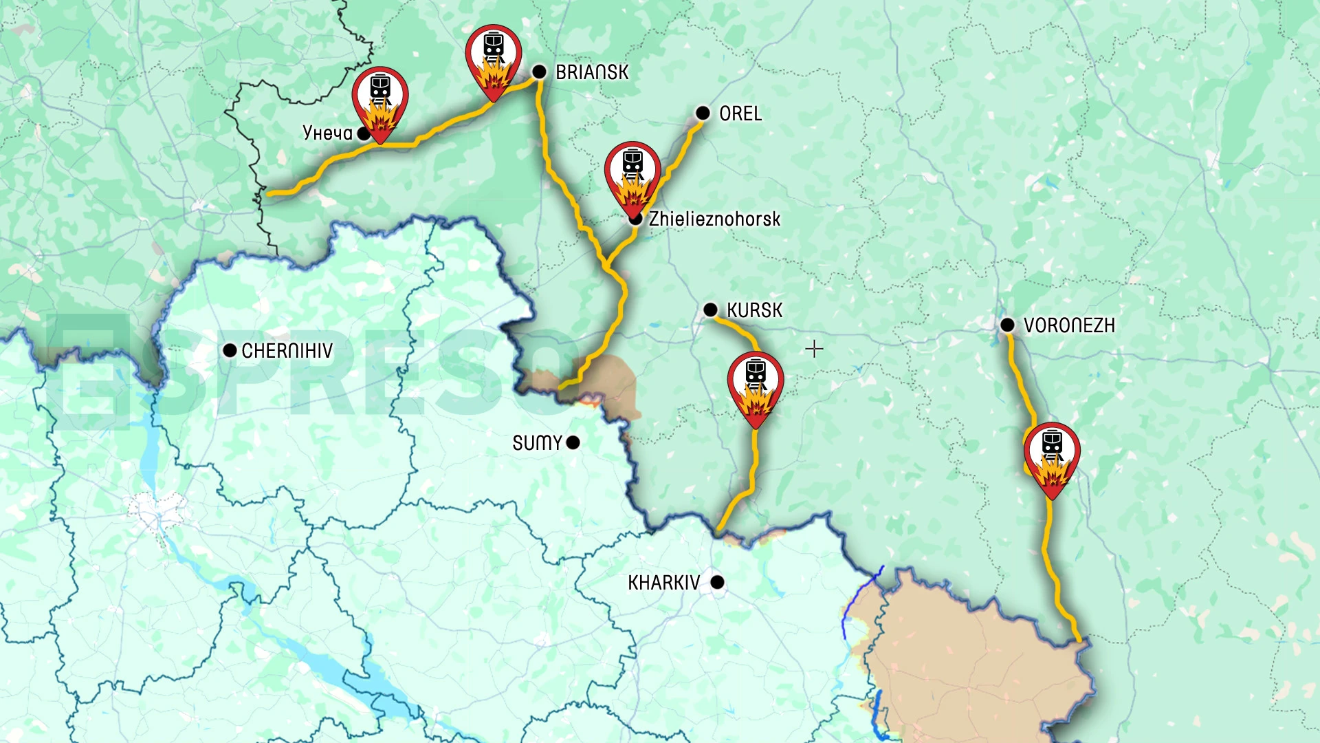 Ukraine Russia war live map, May 31 - June 7