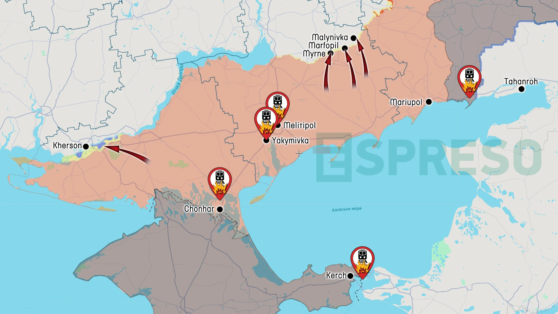 Ukraine Russia war live map, May 31 - June 7