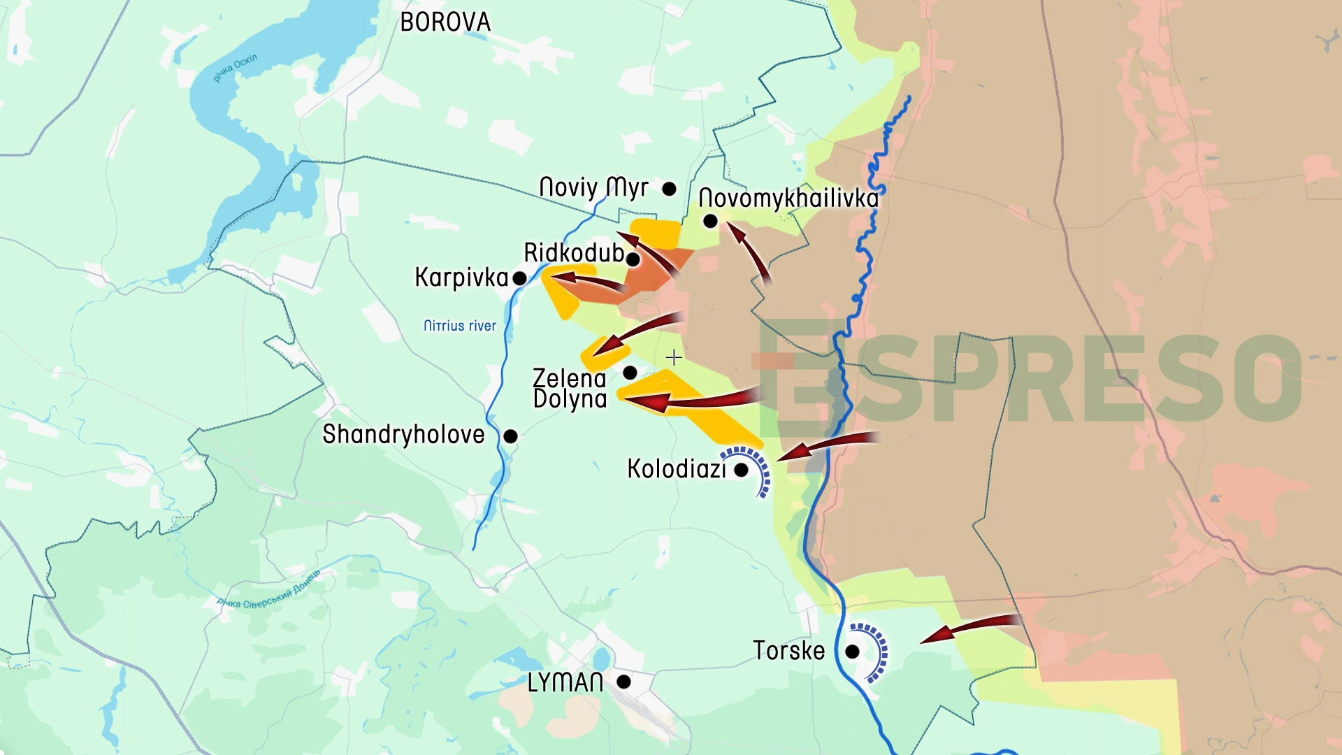 Ukraine Russia war live map, May 31 - June 7