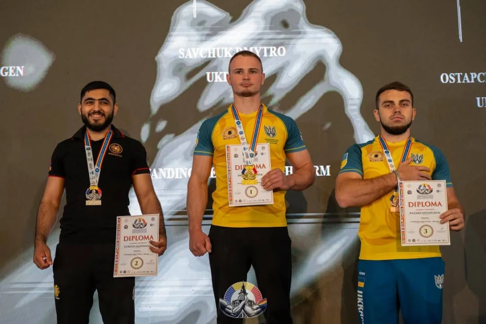 Спортсмен з Рівненщини здобув дві золоті медалі на чемпіонаті Європи з параармрестлінгу