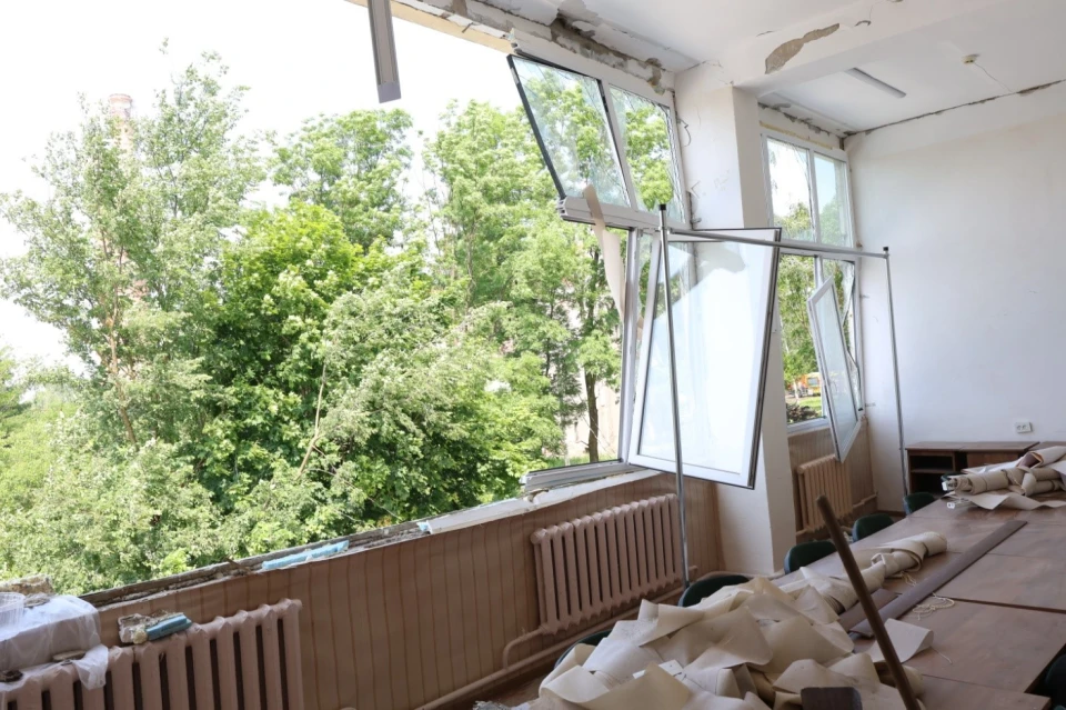 У тернопільському виші показали наслідки руйнувань від атаки РФ 6 червня