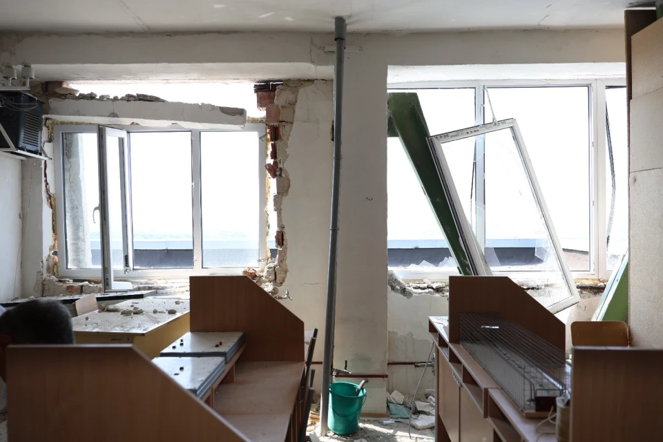 У тернопільському виші показали наслідки руйнувань від атаки РФ 6 червня