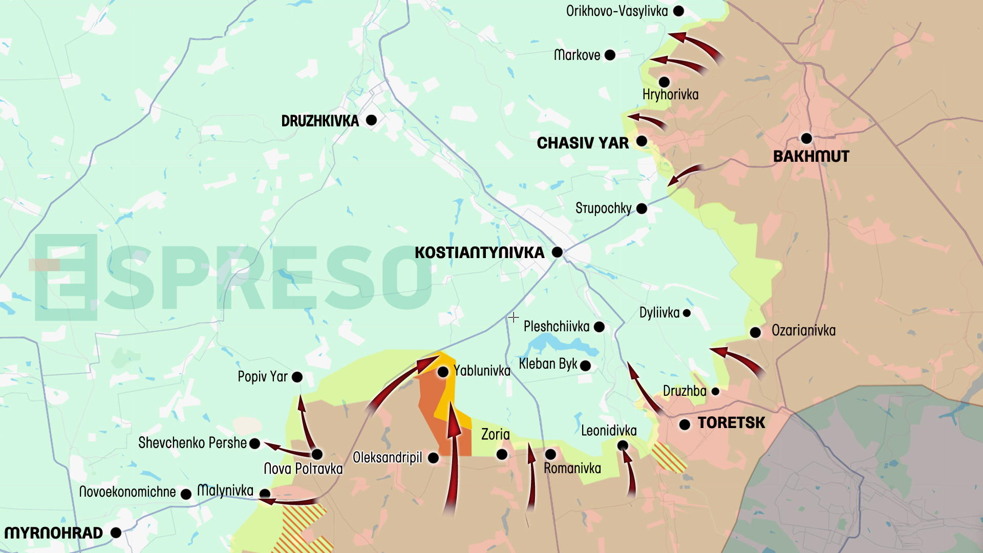 Ukraine Russia war live map, June 8-12