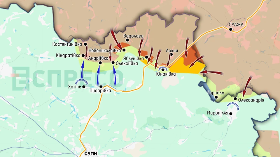Карта бойових дій за 10-20 червня