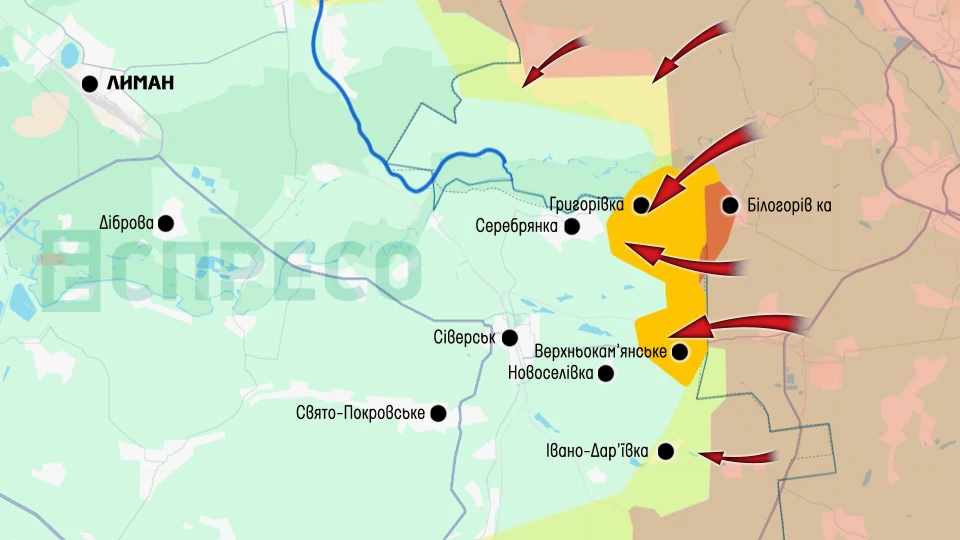 Карта бойових дій за 14-21 серпня