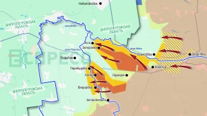 Карта бойових дій за 10-20 червня Карта бойових дій за 10-20 червня