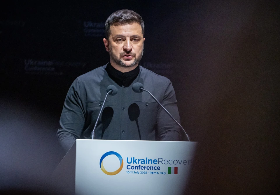 10 липня 2025, Італія, Рим: Володимир Селенський, Президент України