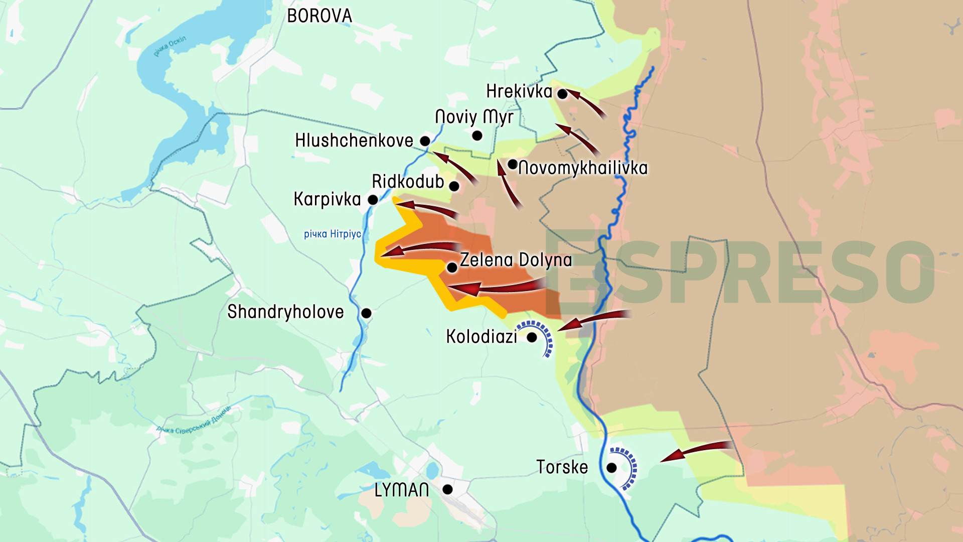 Ukraine Russia war live map, July 5-12
