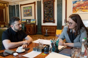 Зеленський з Юлією Свириденко Зеленський з Юлією Свириденко