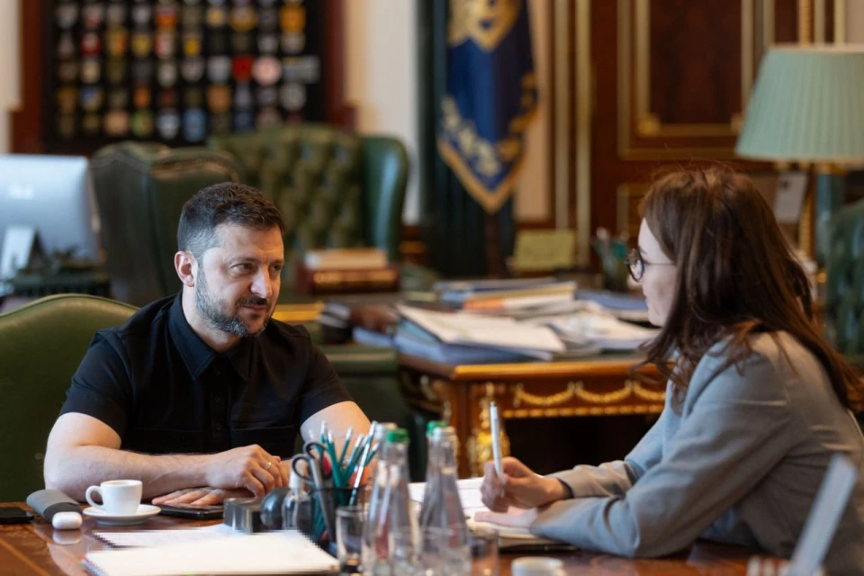 Зеленський з Юлією Свириденко