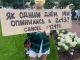 акція протесту біля памʼятника Шевченка у Львові